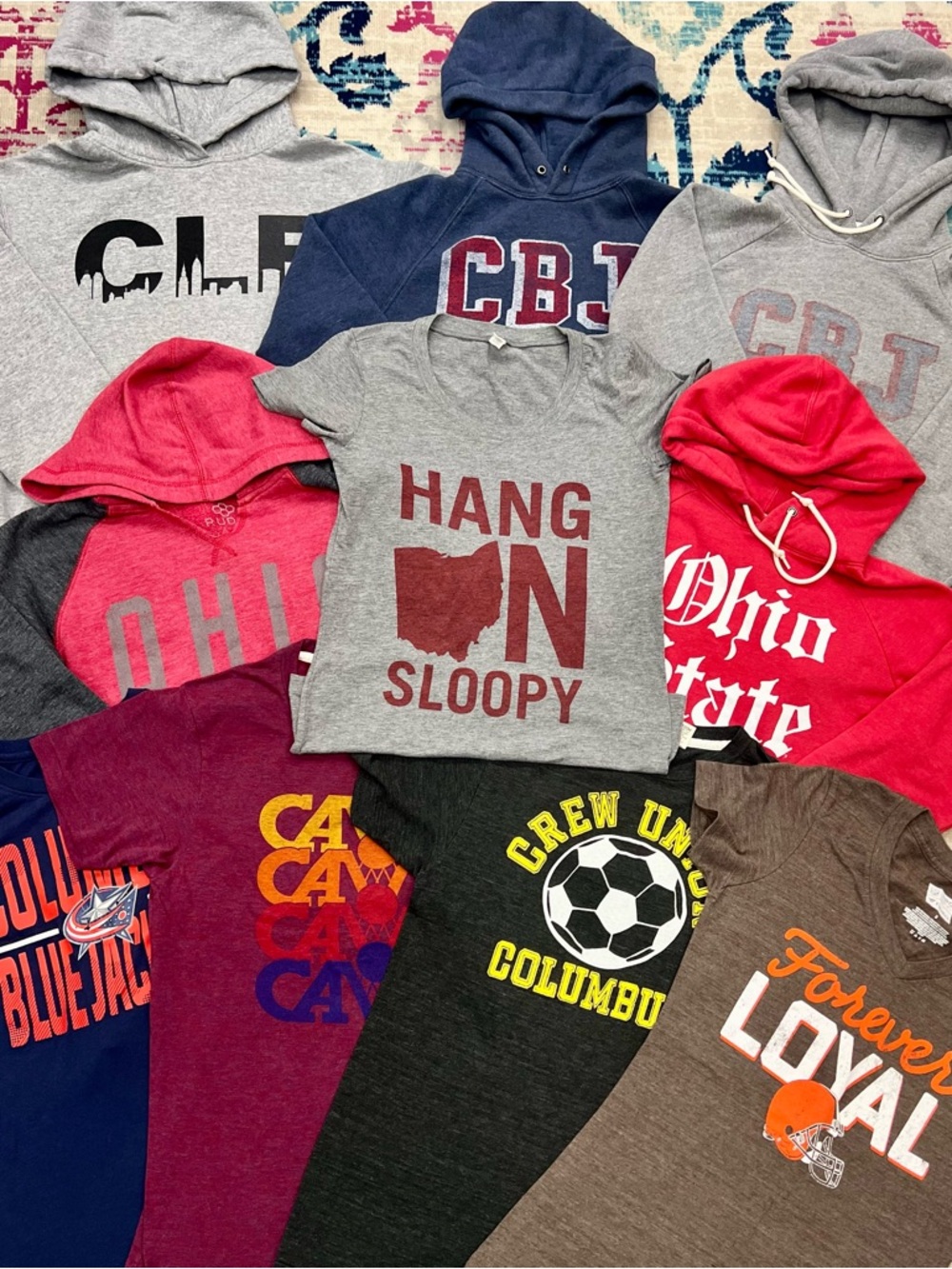 Ohio Sports Bundle T-Shirts & Hoodies, OSU, Cavs, Blue Jackets, Browns